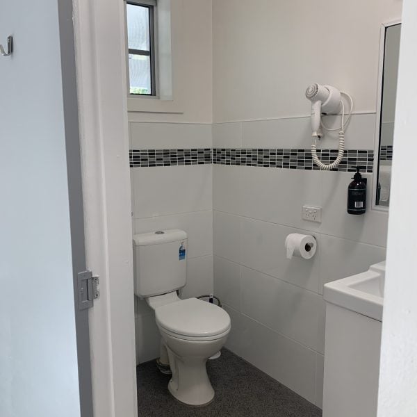 bathroom with toilet and sink